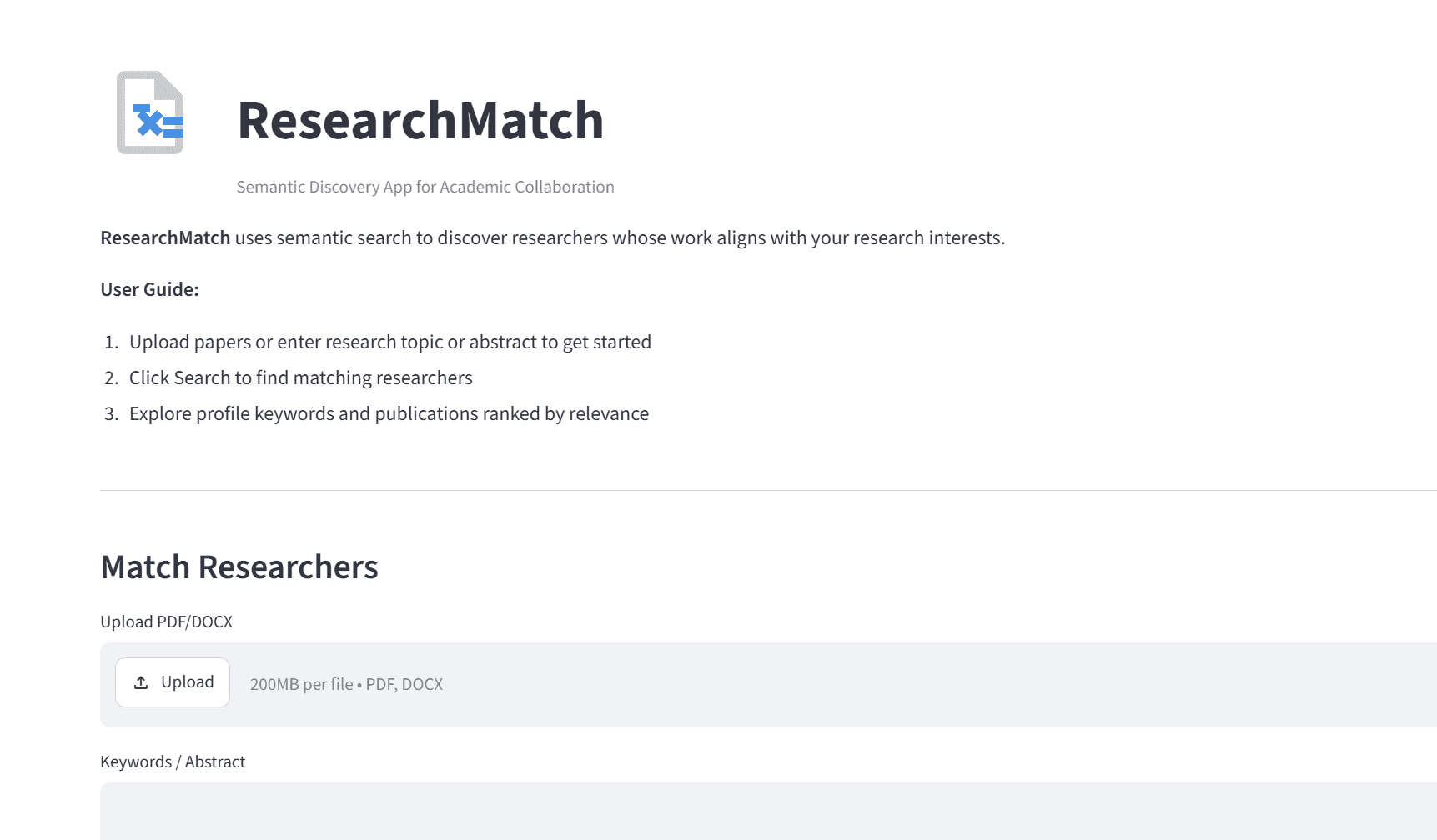 ResearchMatch